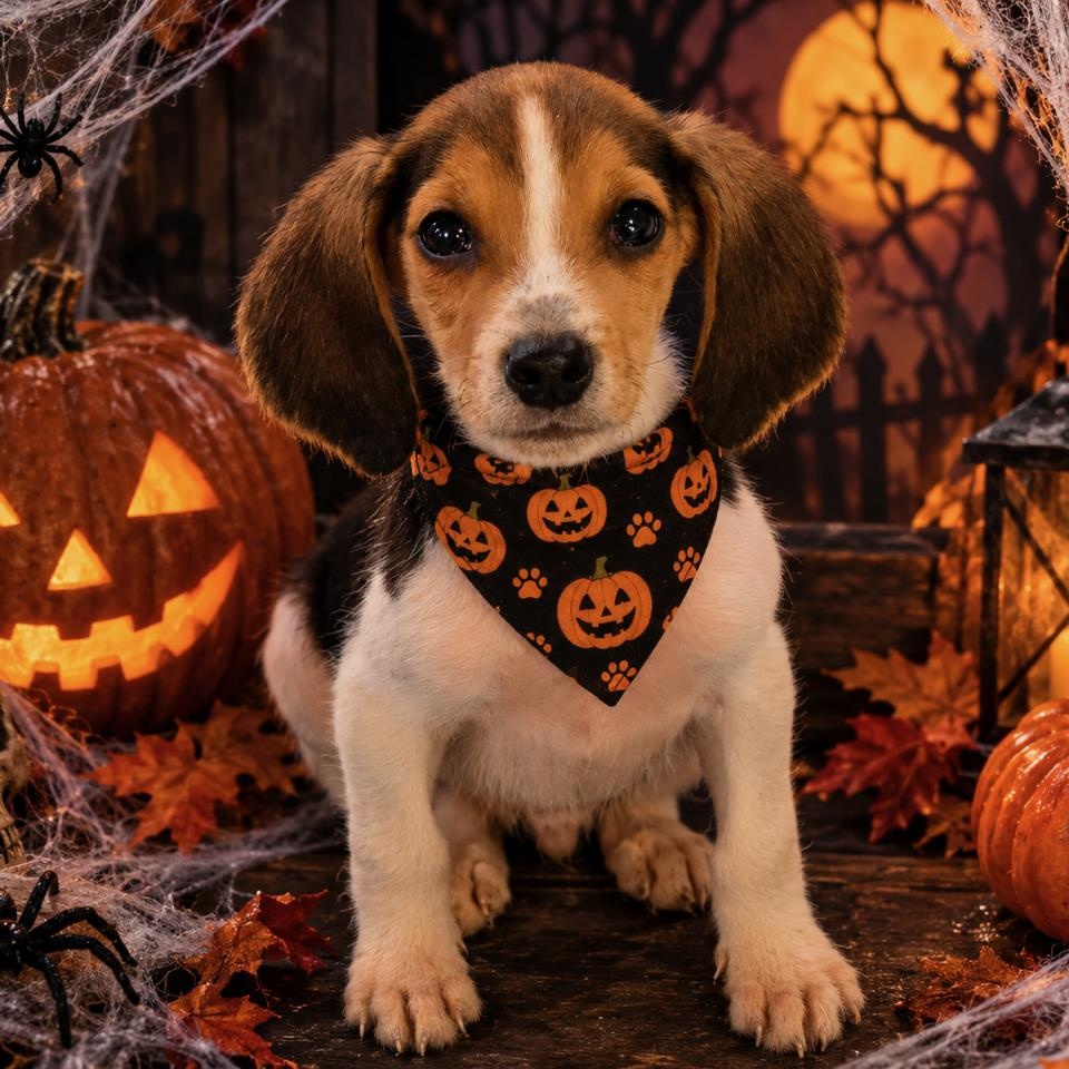 Sleepy, Adoptable, Puppy Male Beagle & Hound.