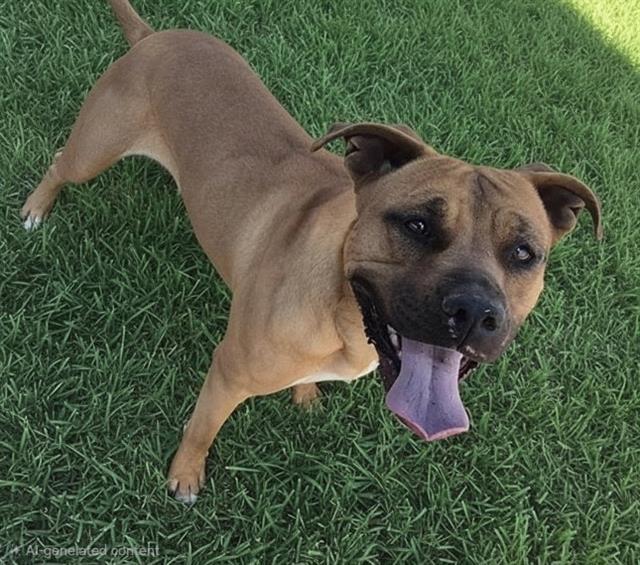 BAMBI, Adoptable, Adult Female Pit Bull Terrier & Mixed Breed.