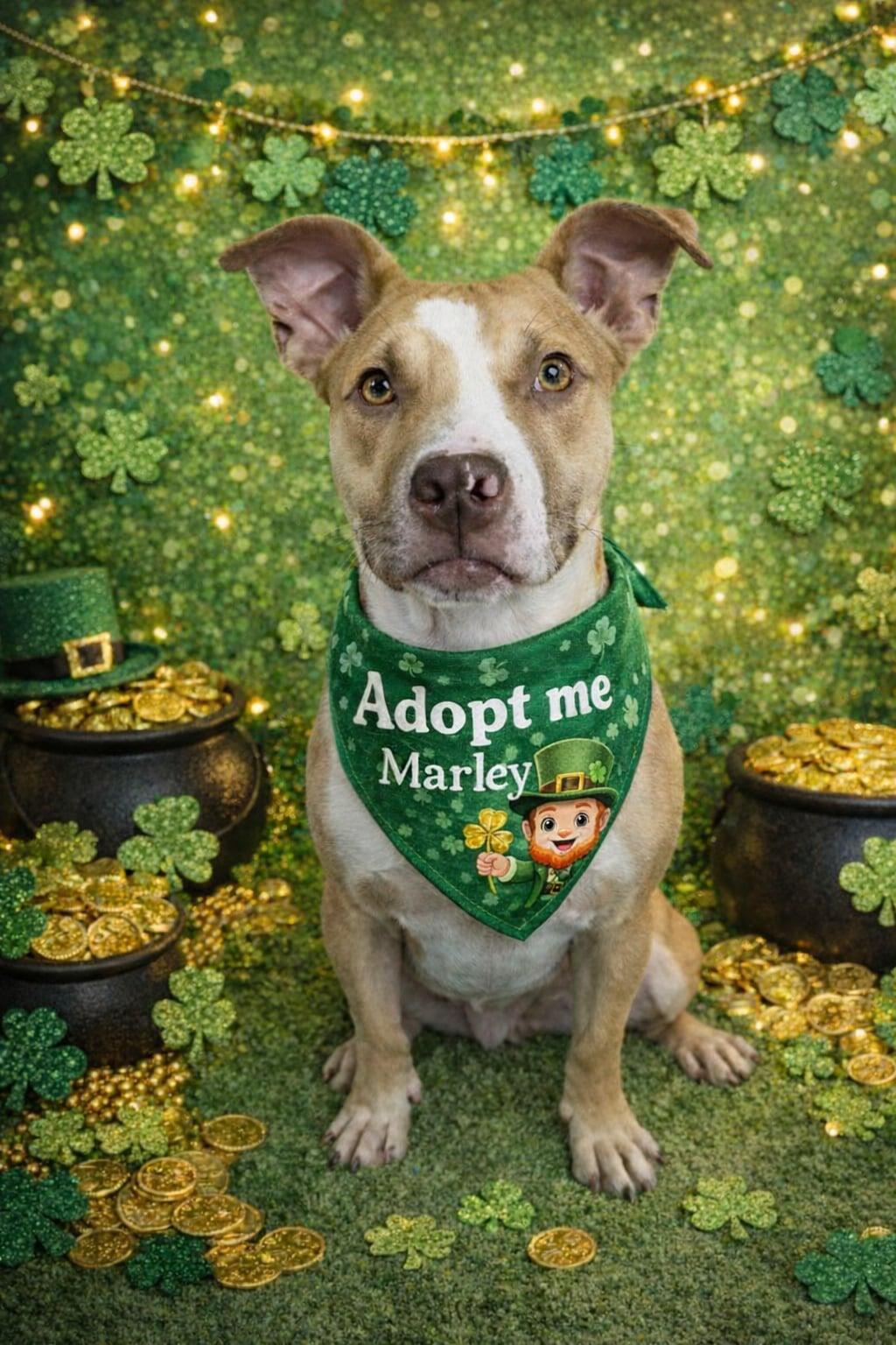 Marley, Adoptable, Young Male Pit Bull Terrier.