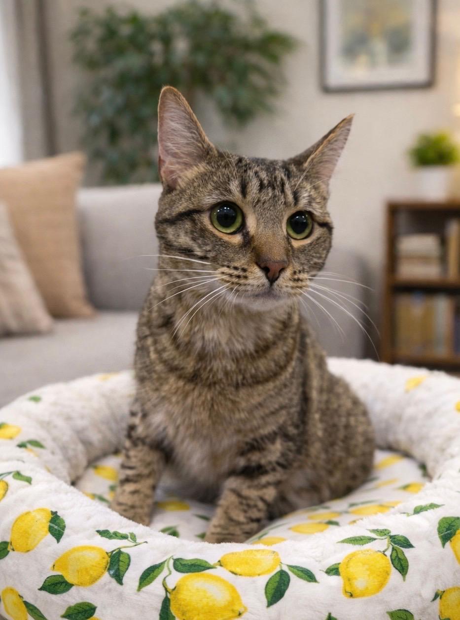 Posey, Adoptable, Kitten Female Domestic Short Hair & Tabby.