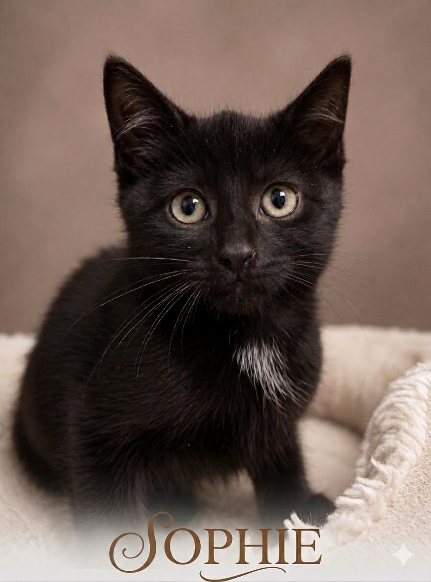 Enlarge Sophie, a ADOPTABLE Domestic Short Hair in Aurora, NE image 1/1