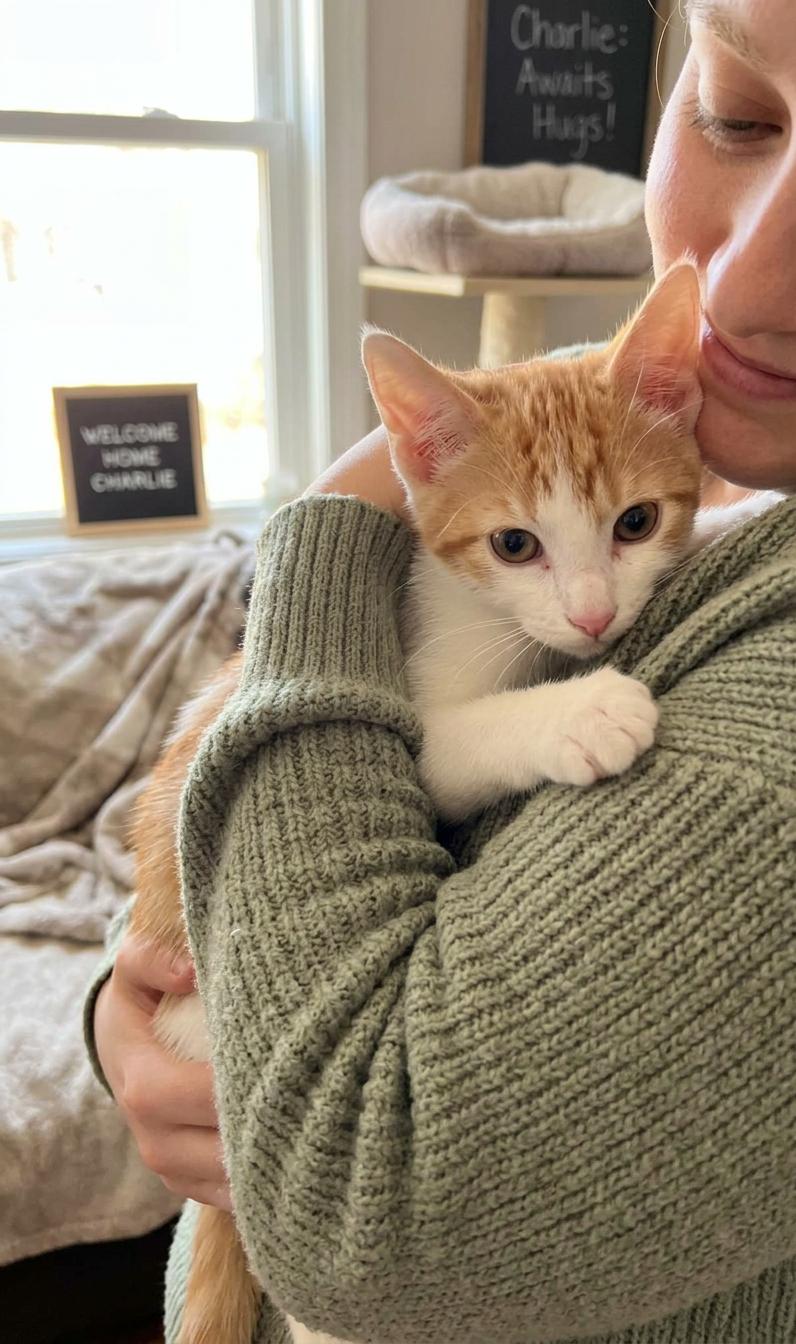 Charlie, ADOPTABLE, Young Male Domestic Short Hair.