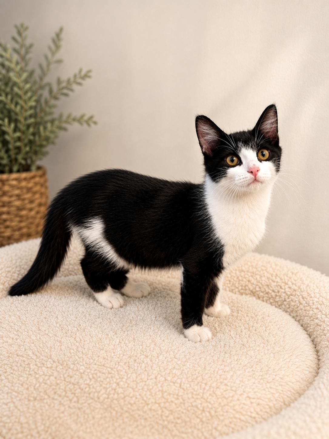 Enlarge Pepper, a ADOPTABLE Tuxedo in Houston, TX image 3/4