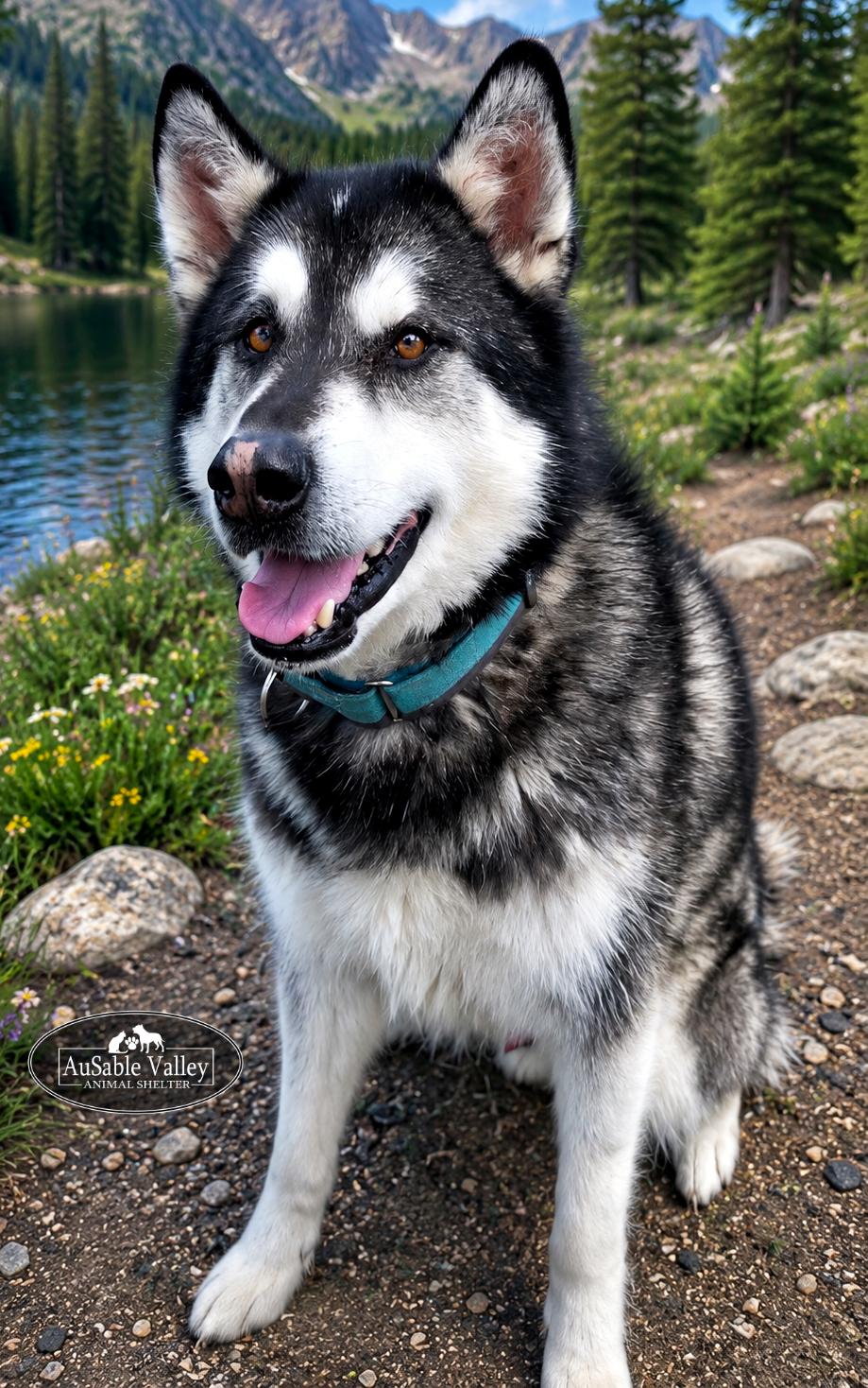 Enlarge Rocket, a Adoptable Alaskan Malamute in Grayling, MI image 6/6