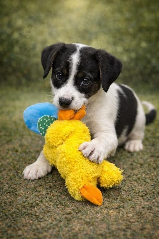 Hopper, ADOPTABLE, Puppy Female Beagle & Australian Cattle Dog / Blue Heeler.