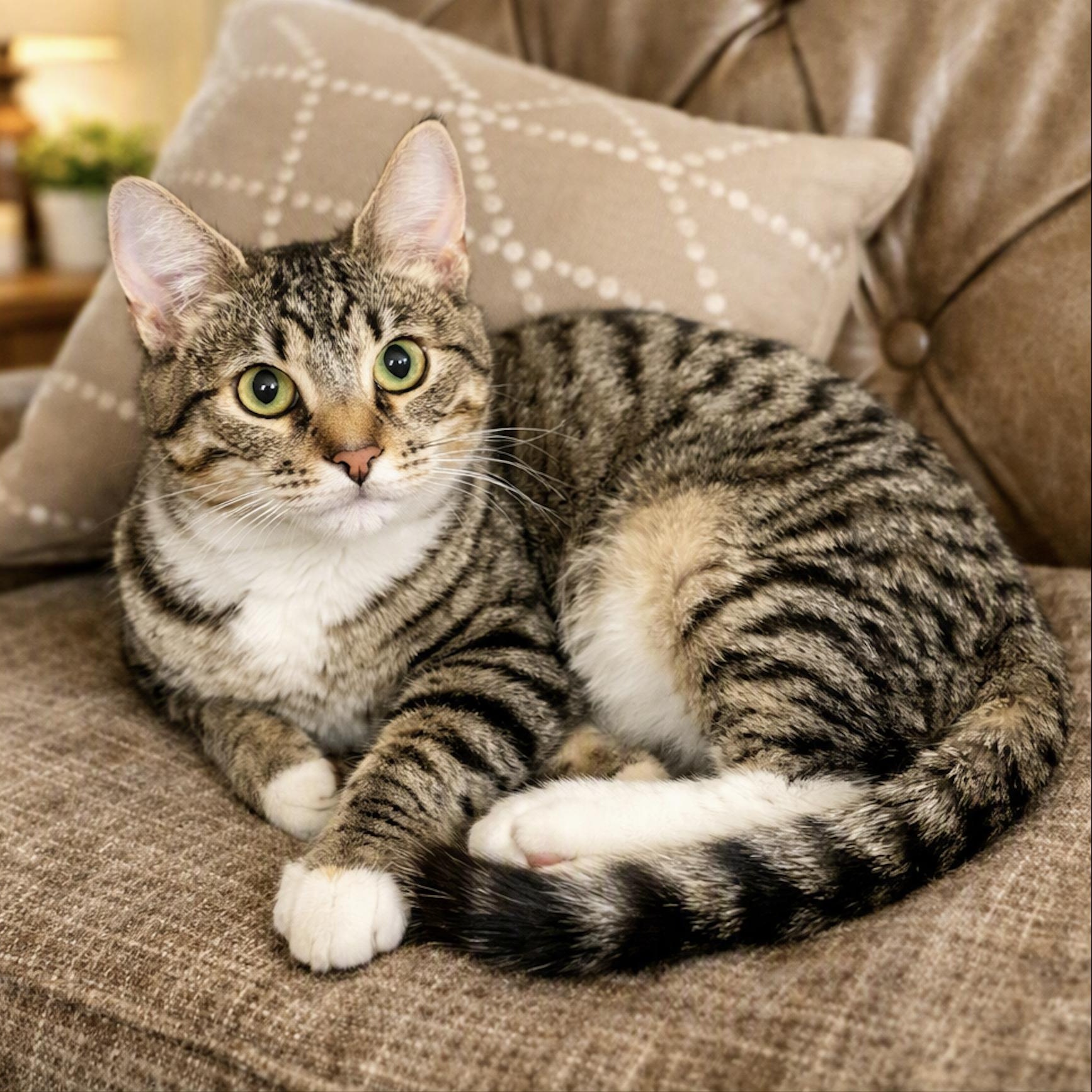 Gleyber, ADOPTABLE, Adult Male Tabby.