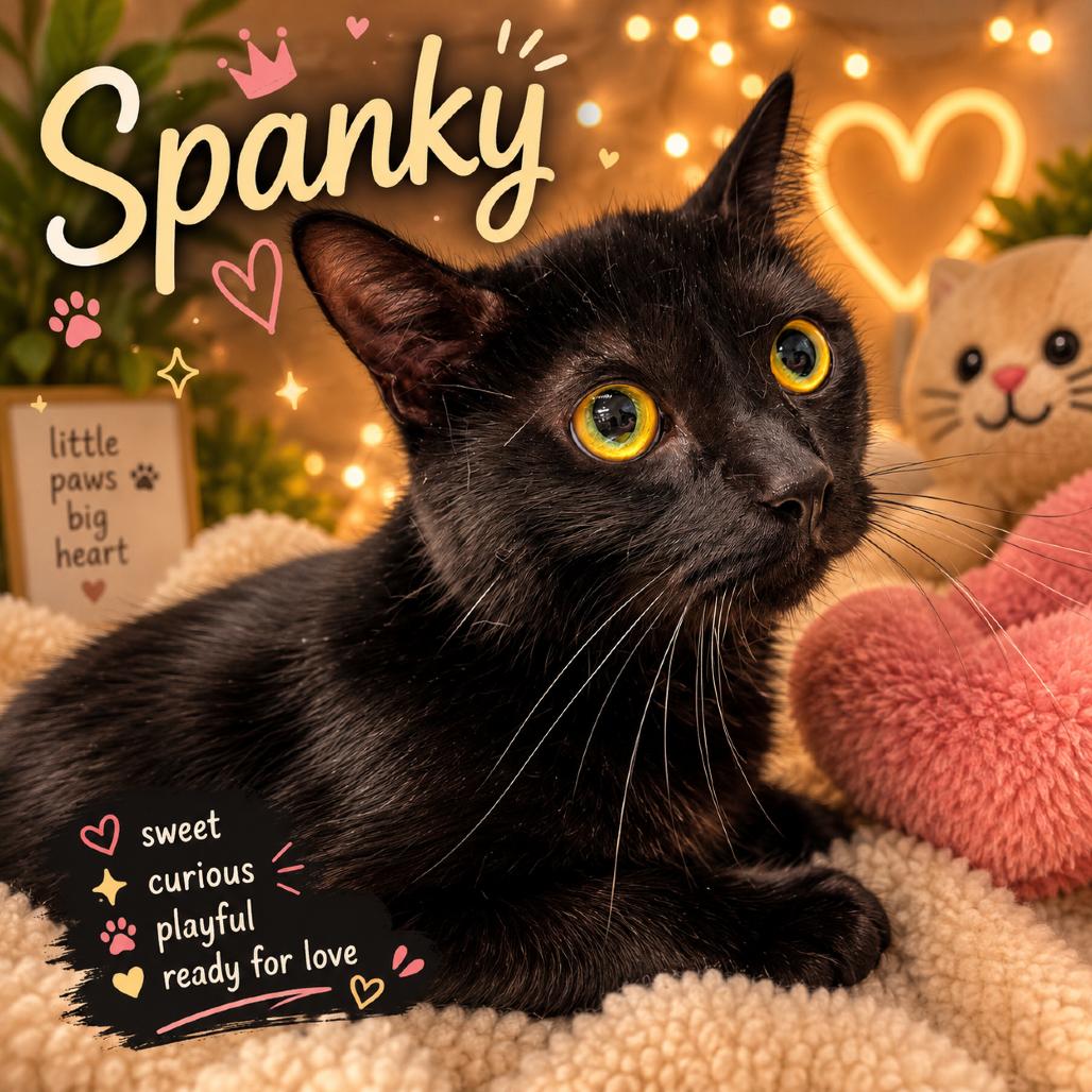 Spanky, Adoptable, Senior Male Domestic Short Hair.
