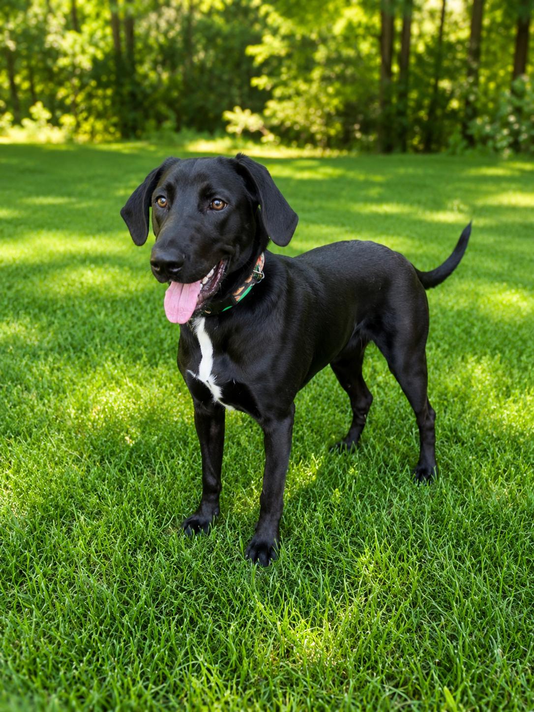Porter, ADOPTABLE, Young Male Labrador Retriever.