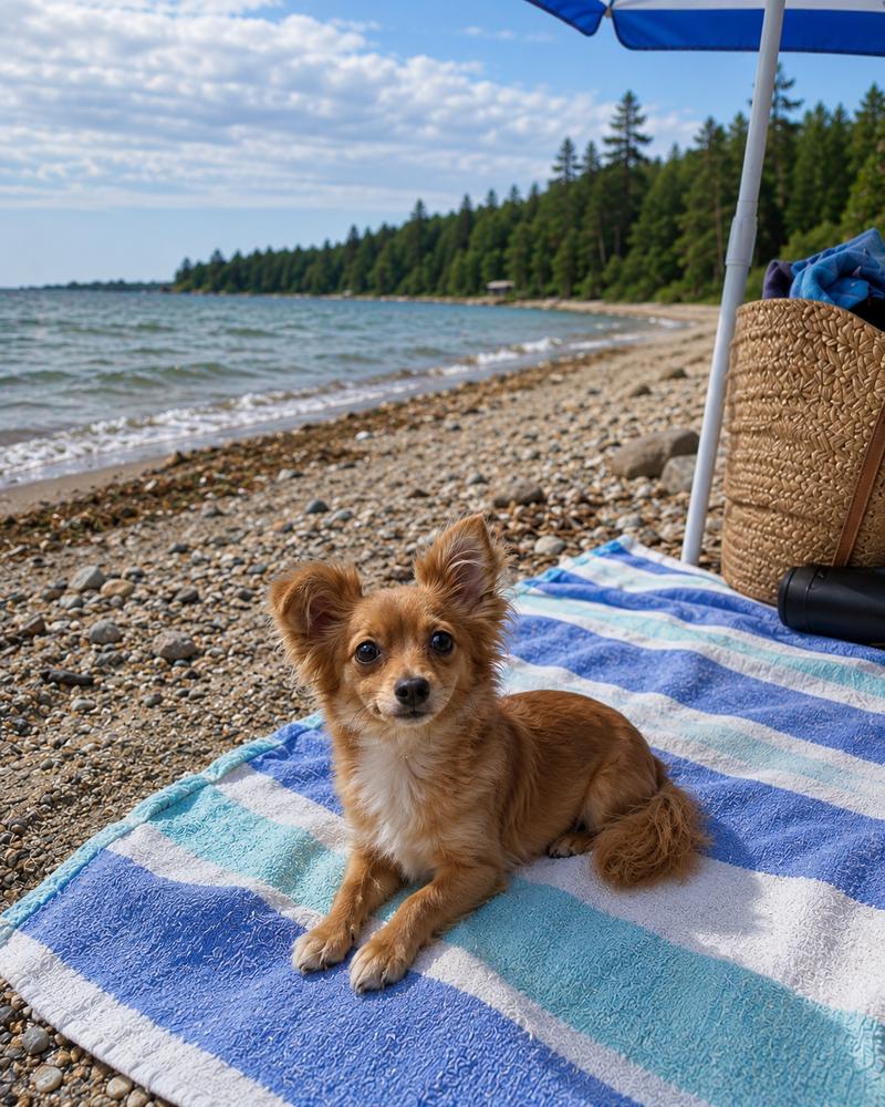 Sweet Sriracha, Adopted, Puppy Male Pomeranian & Chihuahua.