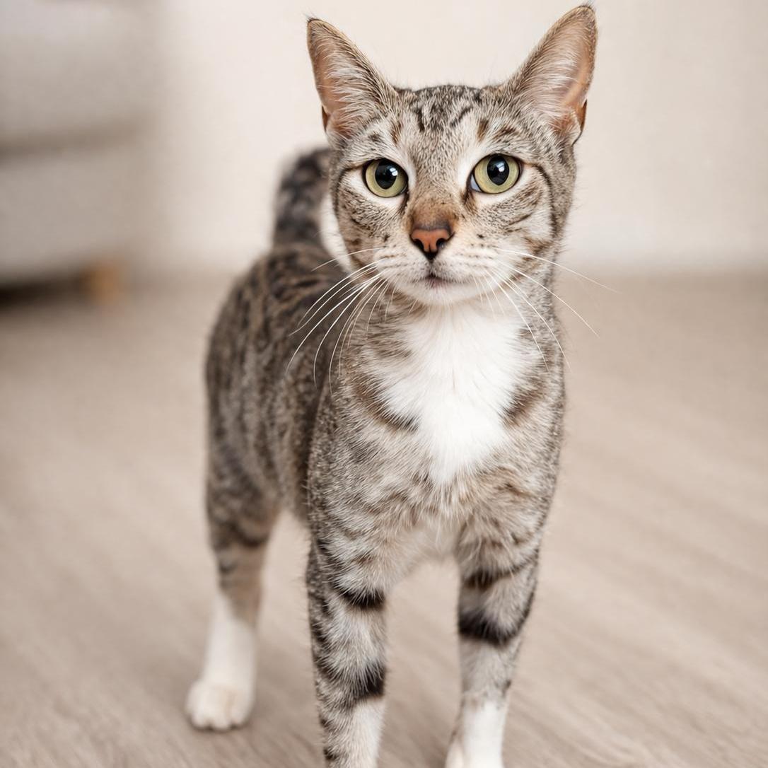 Tawnie, adopted, Young Female American Shorthair.