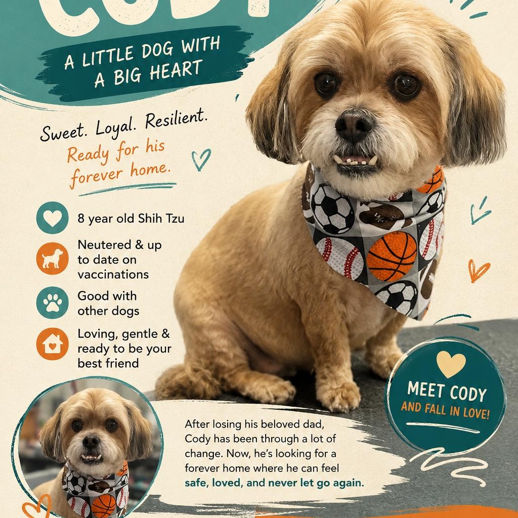 Enlarge Cody, a ADOPTABLE Shih Tzu in Van Nuys, CA image 2/3