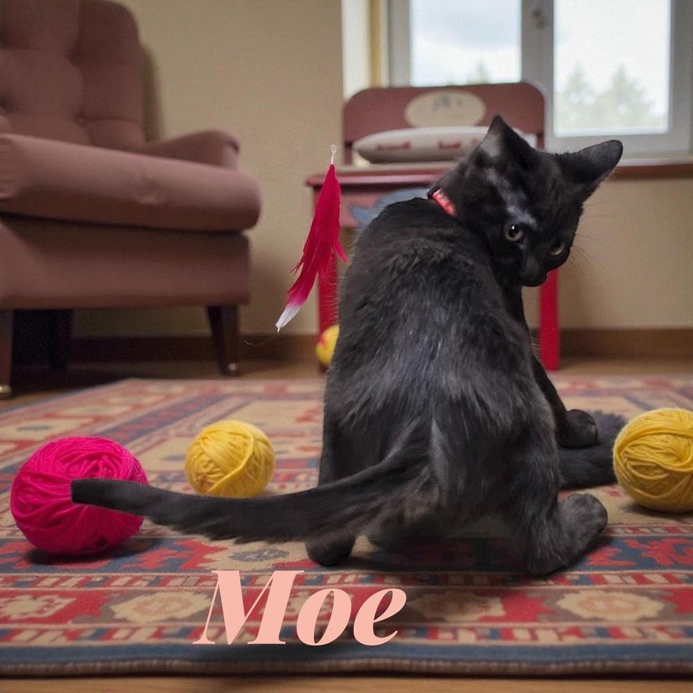 Enlarge Moe, a Adoptable mixed breed in Bellevue, NE image 4/4