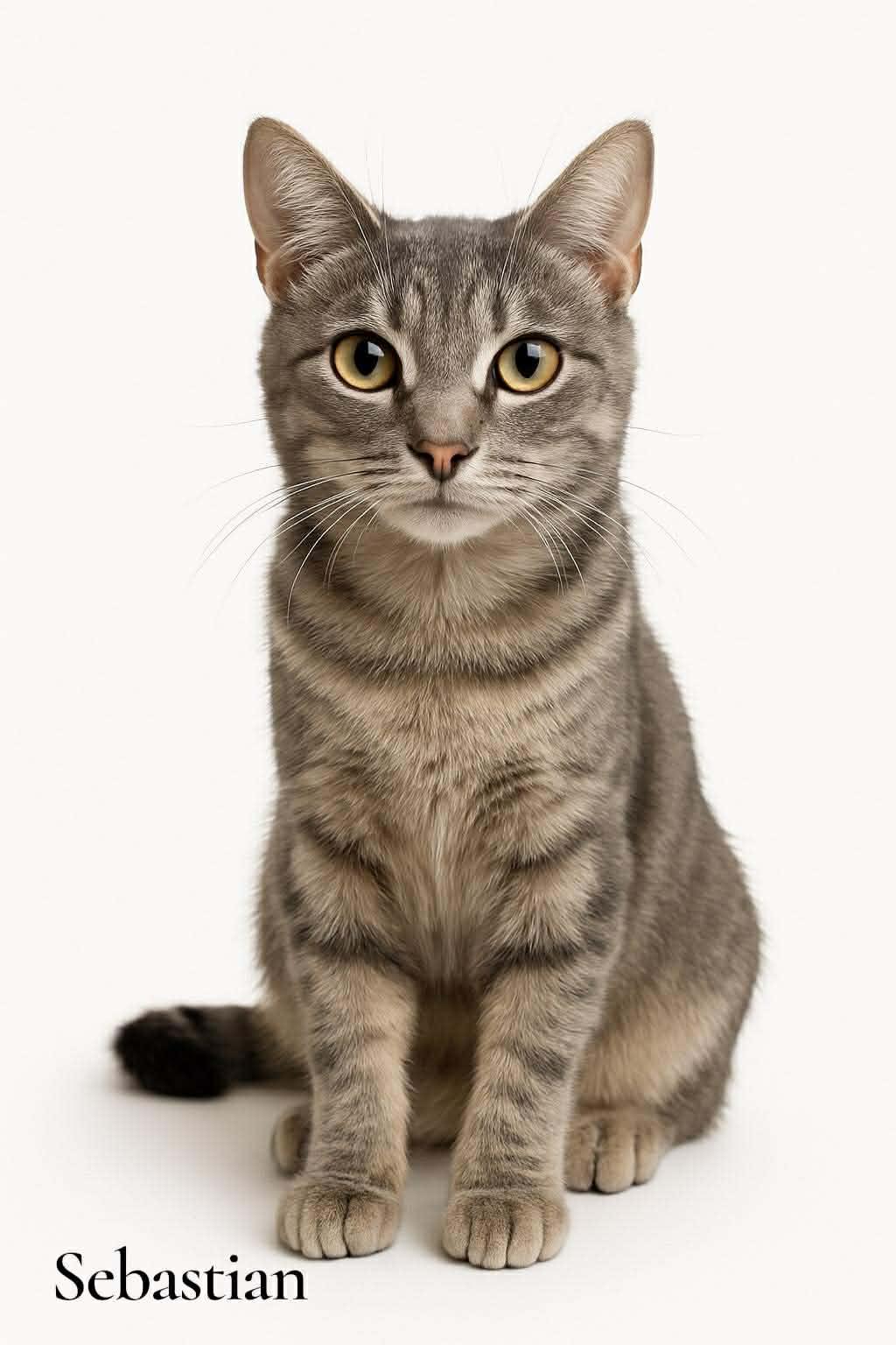 Enlarge Sebastian, a ADOPTABLE Domestic Short Hair in Stevensville, MI image 1/1