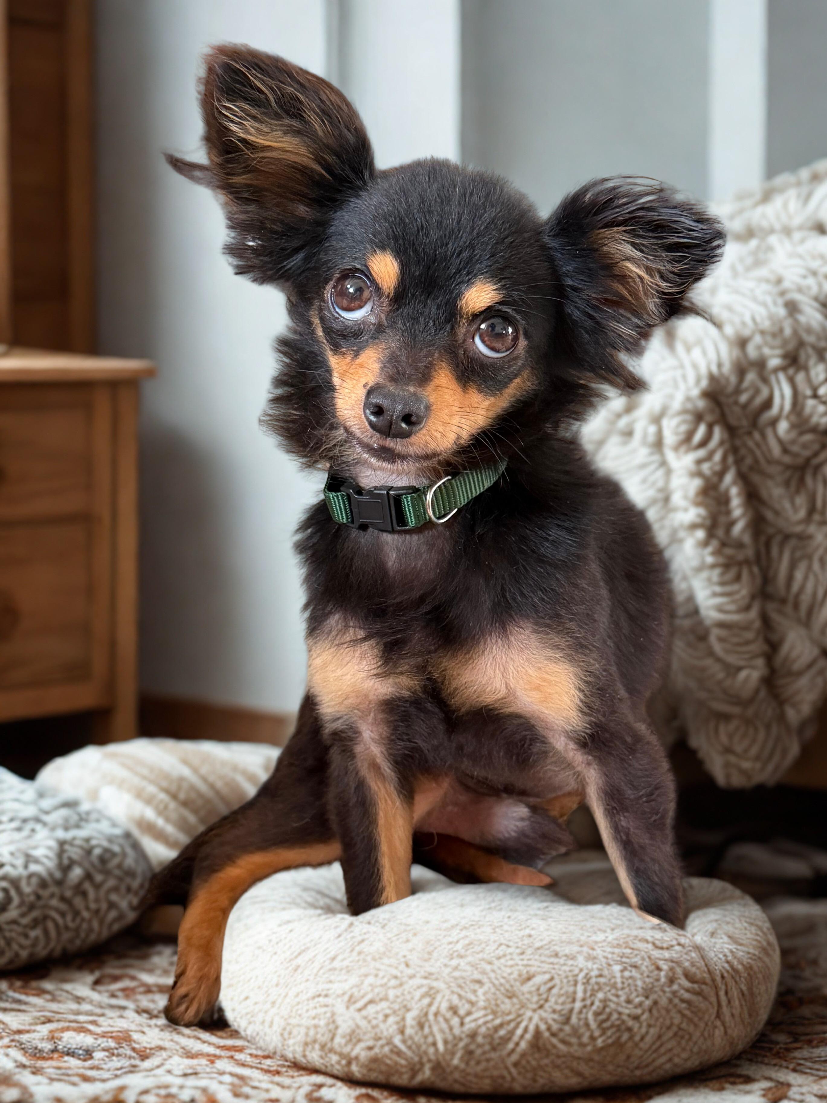 Nacho, adopted, Young Male Chihuahua.