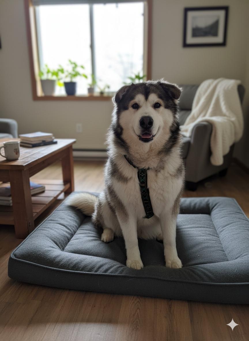 Carson, Adoptable, Young Male Alaskan Malamute.
