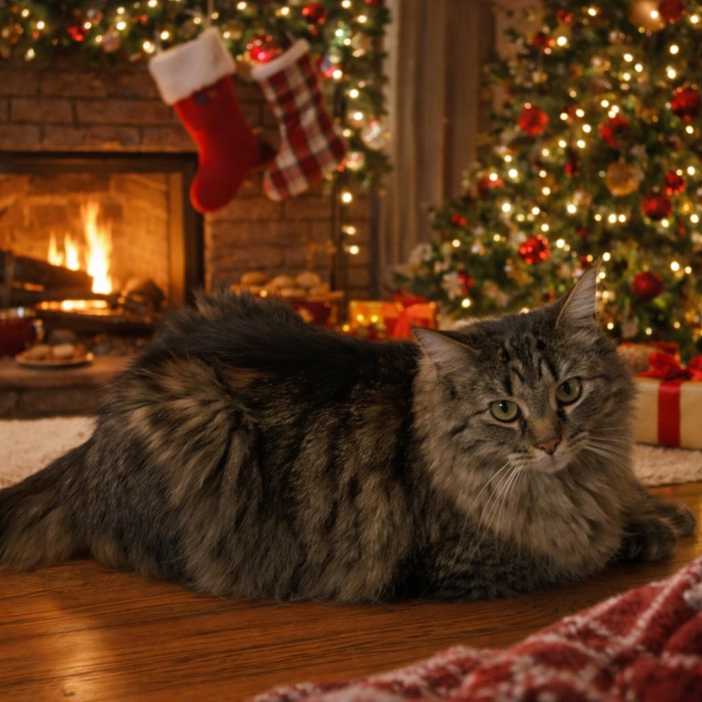 Enlarge Ana, a Adoptable Domestic Long Hair in Monroe, MI image 1/2