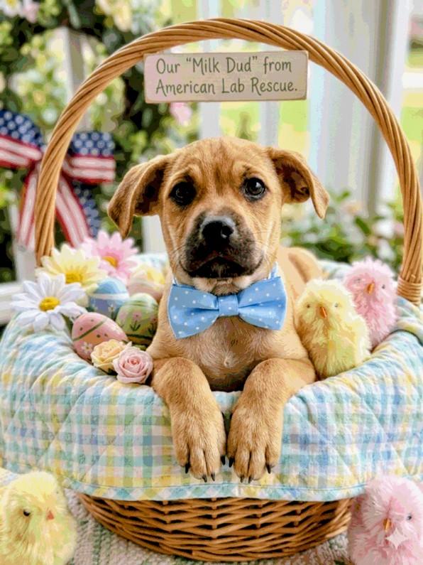 Milk Dud, adoptable, Puppy Male Labrador Retriever & Hound.