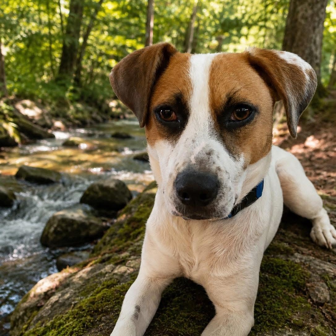 Ruckus, ADOPTABLE, Adult Male Harrier & Beagle.