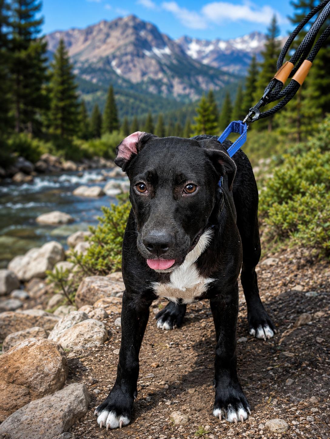 FREDDIE, ADOPTABLE, Young Male Labrador Retriever & Bulldog.