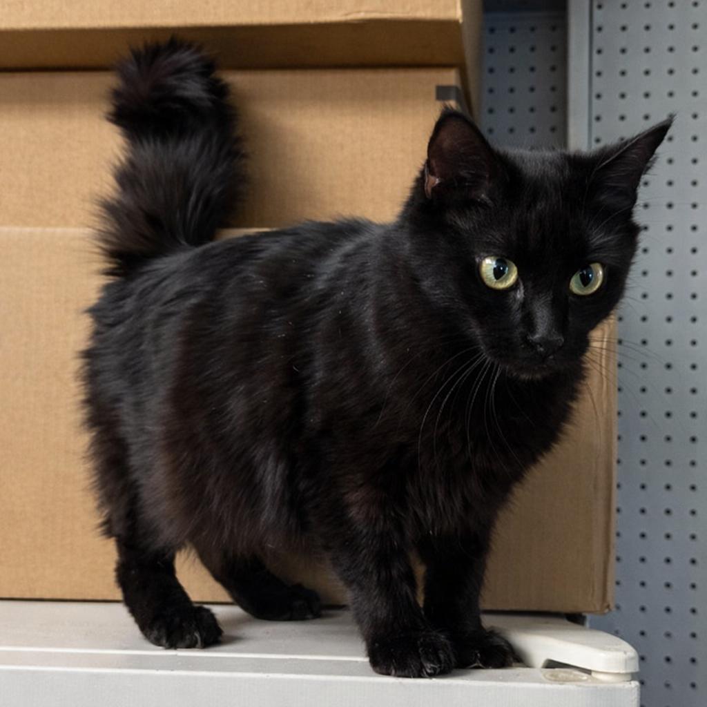 Bagel, ADOPTABLE, Adult Female Domestic Medium Hair.