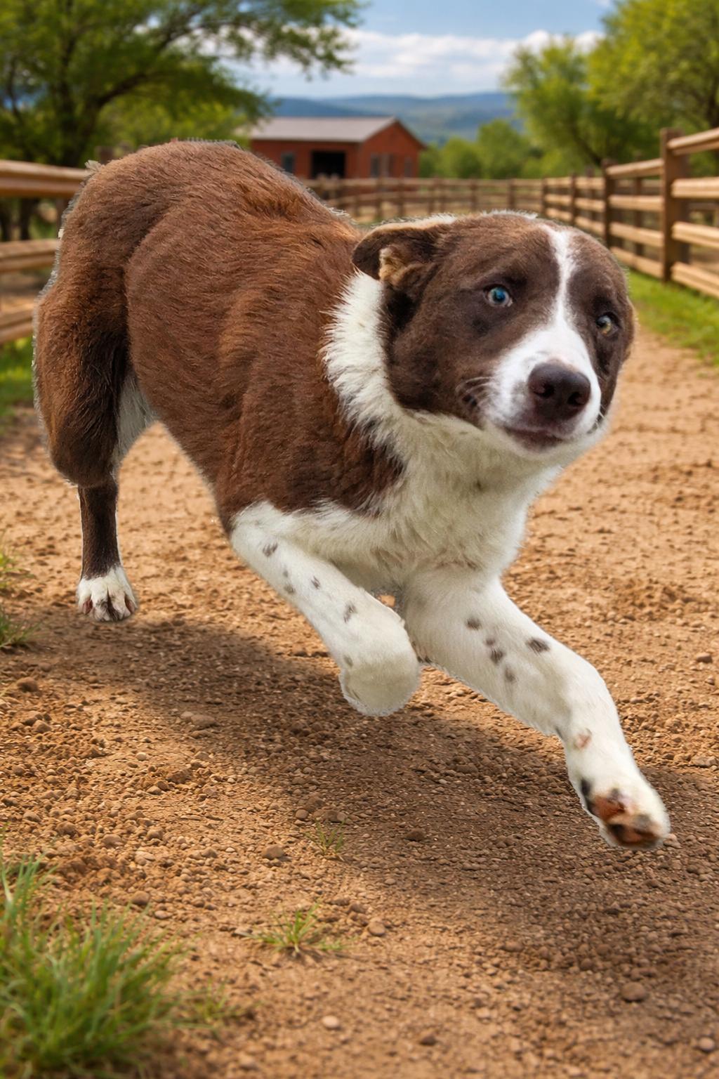 Marty McCowdog - 29302, ADOPTABLE, Young Male Border Collie & Australian Kelpie.