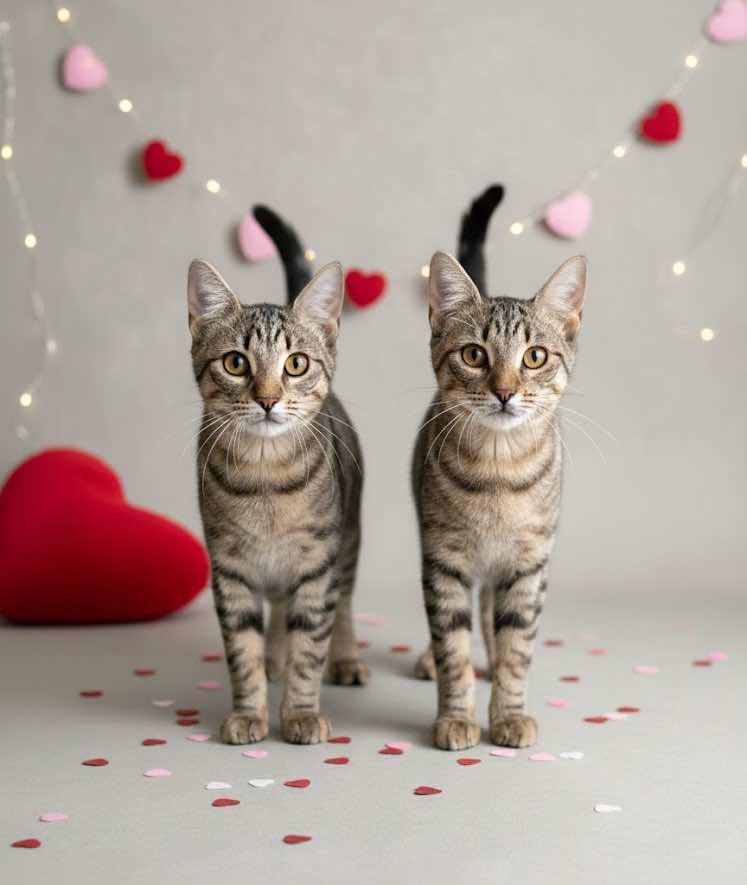 Phoenix (Brother of Xander), Adoptable, Young Male Tabby.