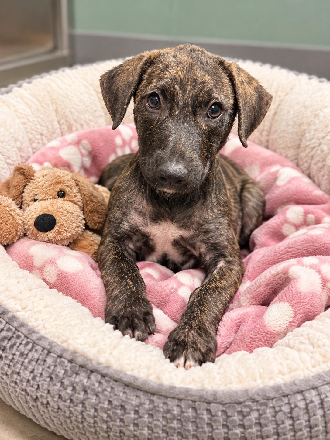 Freya- A tough beginning needs a happy ending, Adoptable, Puppy Female Mixed Breed.