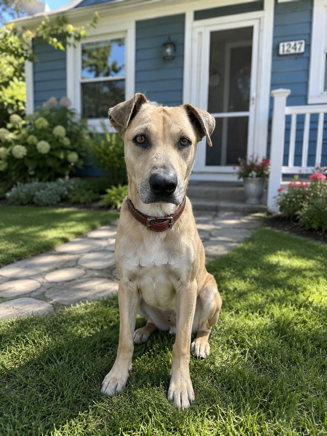 Roxy, ADOPTABLE, Adult Female Yellow Labrador Retriever.