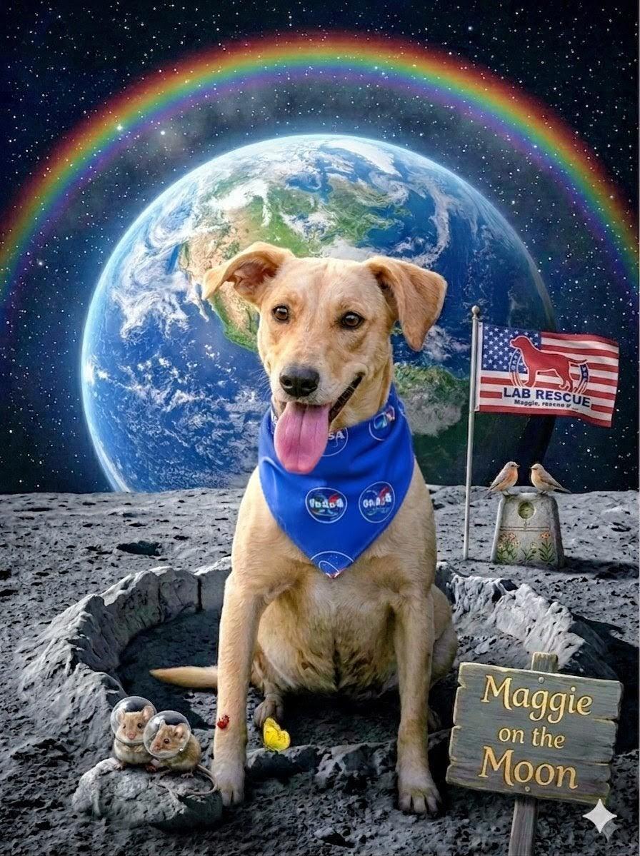 Maggie - In Austin, TX, Adoptable, Adult Female Yellow Labrador Retriever & Labrador Retriever.