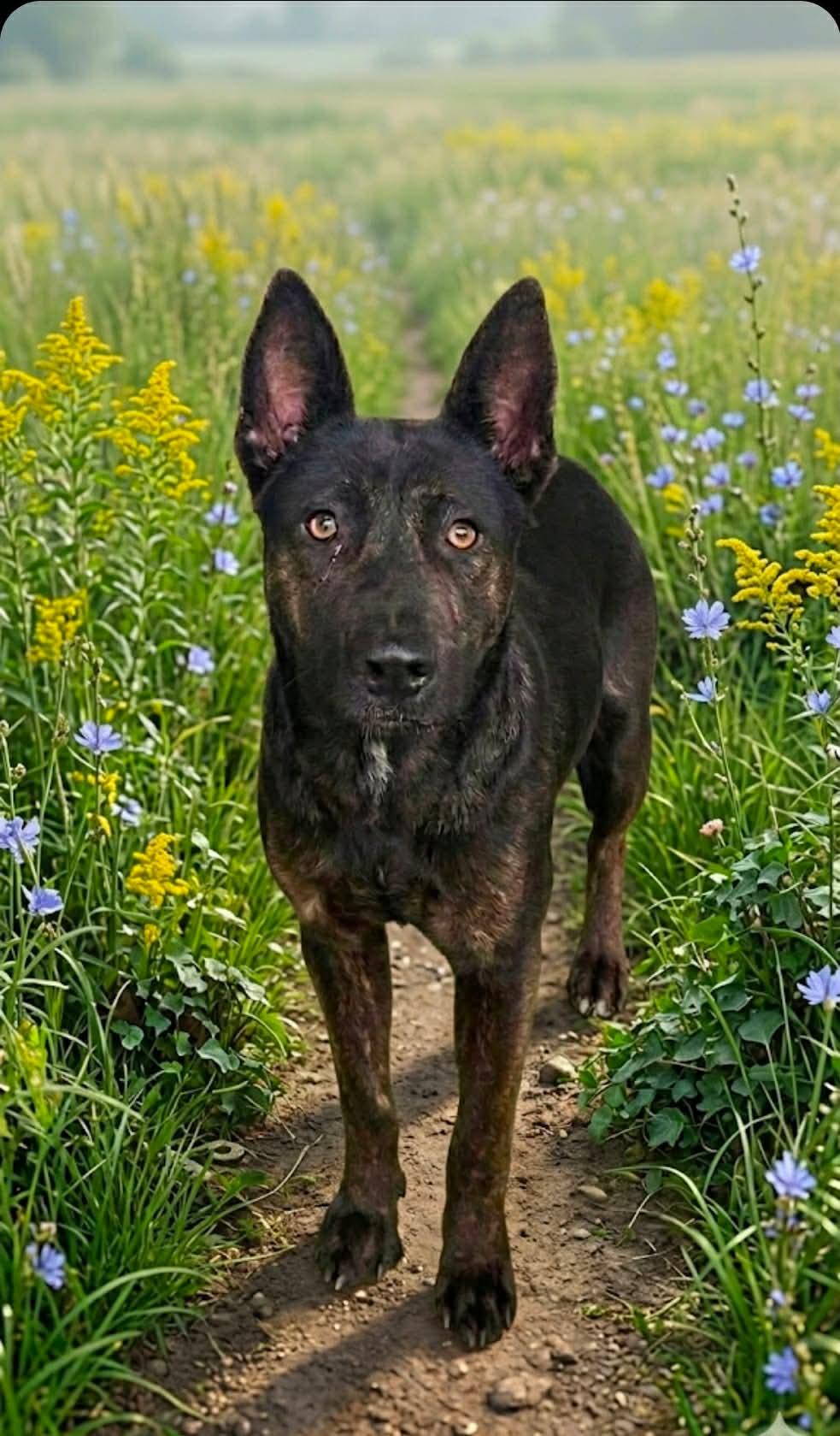 Jackie, ADOPTABLE, Young Female Dutch Shepherd.