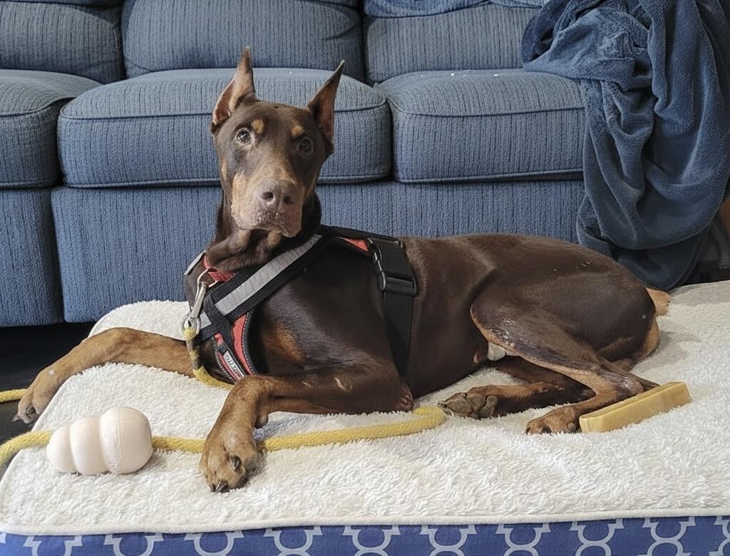 Enlarge Cecil, a ADOPTABLE Doberman Pinscher in Louisville, KY image 4/5