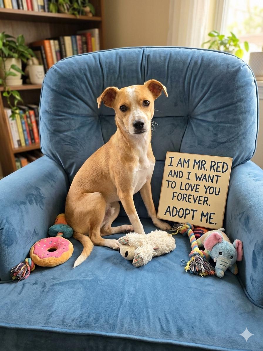Mr. Red, a ADOPTABLE mixed breed in Lacey, WA image 1/5