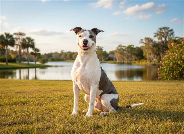 Enlarge ABBY, a Adoptable American Staffordshire Terrier in Tavares, FL image 1/1
