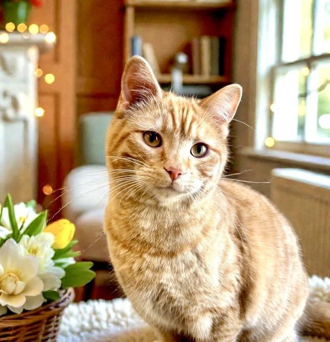 Cutie, adoptable, Young Male Domestic Short Hair.