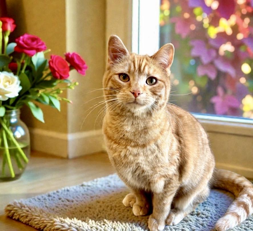 Cutie, an adoptable Domestic Short Hair in Perry, IA image 2/4