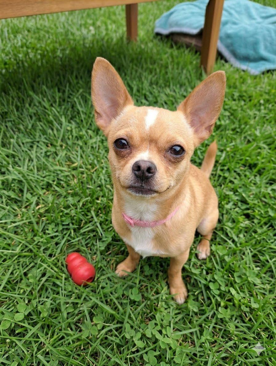 LITTLE BIT, adopted, Young Female Chihuahua.