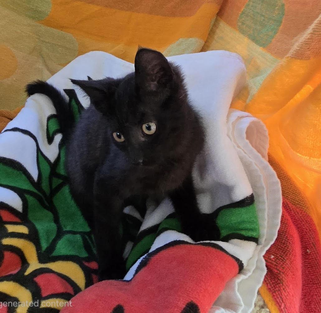 ZZ    Professor, Adoptable, Kitten Male Domestic Short Hair.