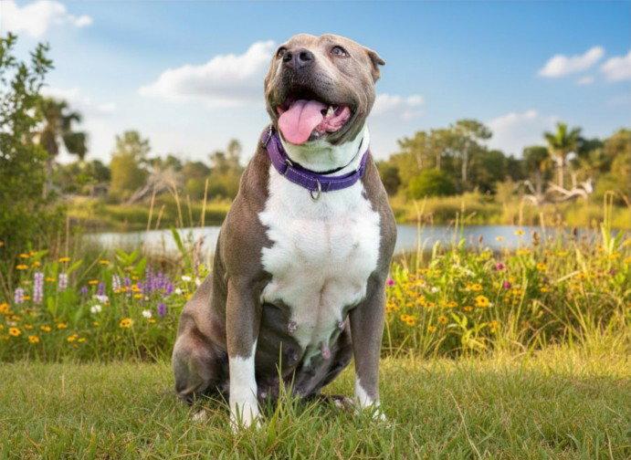 KITKAT, Adoptable, Adult Female Pit Bull Terrier.
