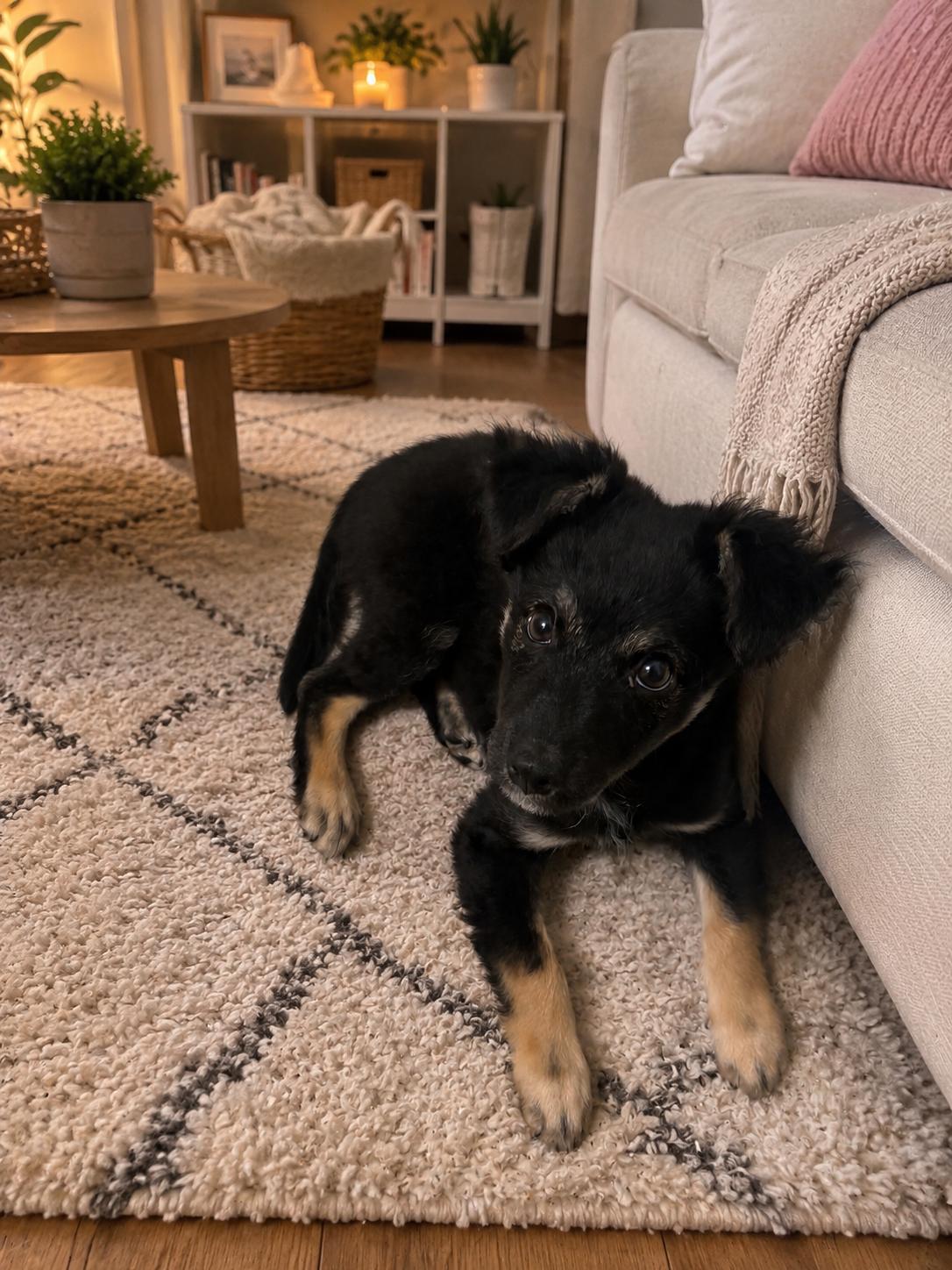 Ember, Adoptable, Puppy Female Shepherd & German Shepherd Dog.