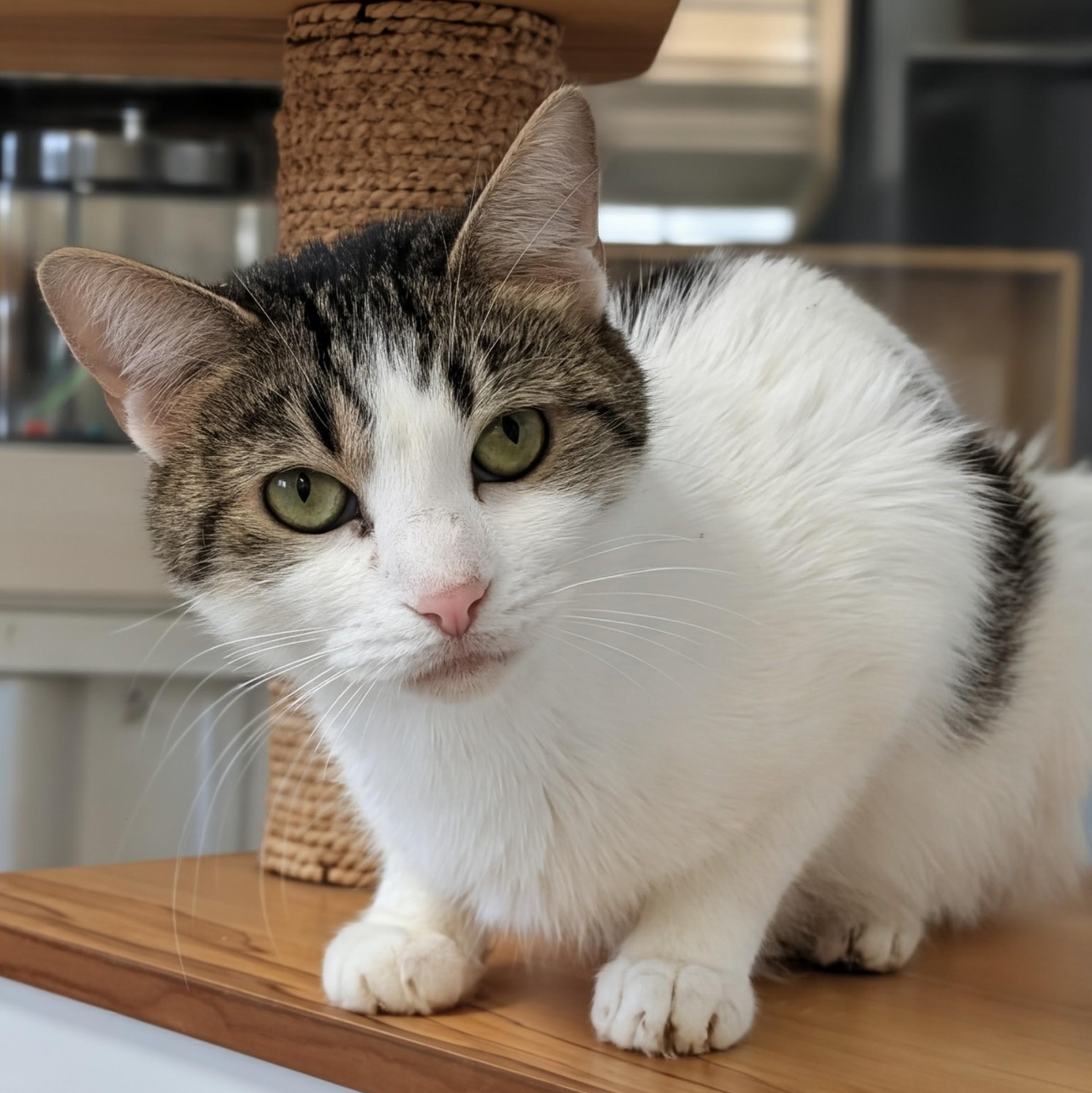 Gemstone, ADOPTABLE, Adult Female Domestic Short Hair.