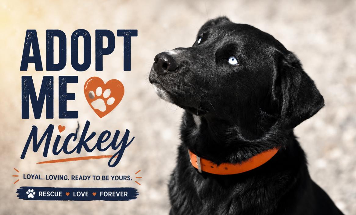 Mickey, a ADOPTABLE mixed breed in Pinedale, WY image 2/6