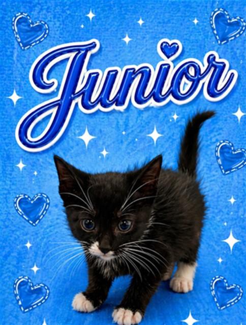 JUNIOR, Adoptable, Kitten Male Domestic Short Hair.