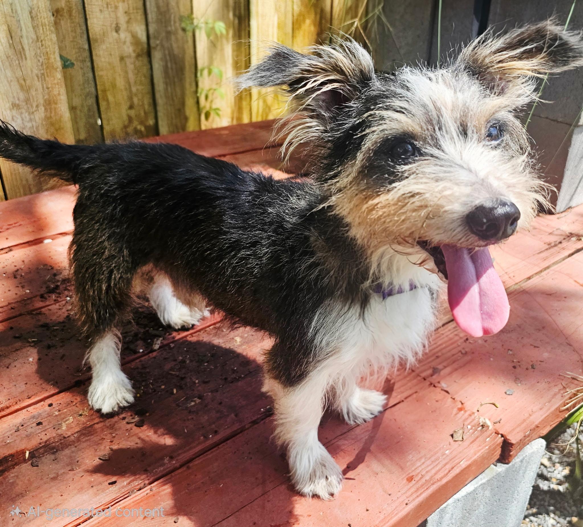 Opie at Jefferson Feed, Adopted, Adult Male Shih Tzu & Maltese.