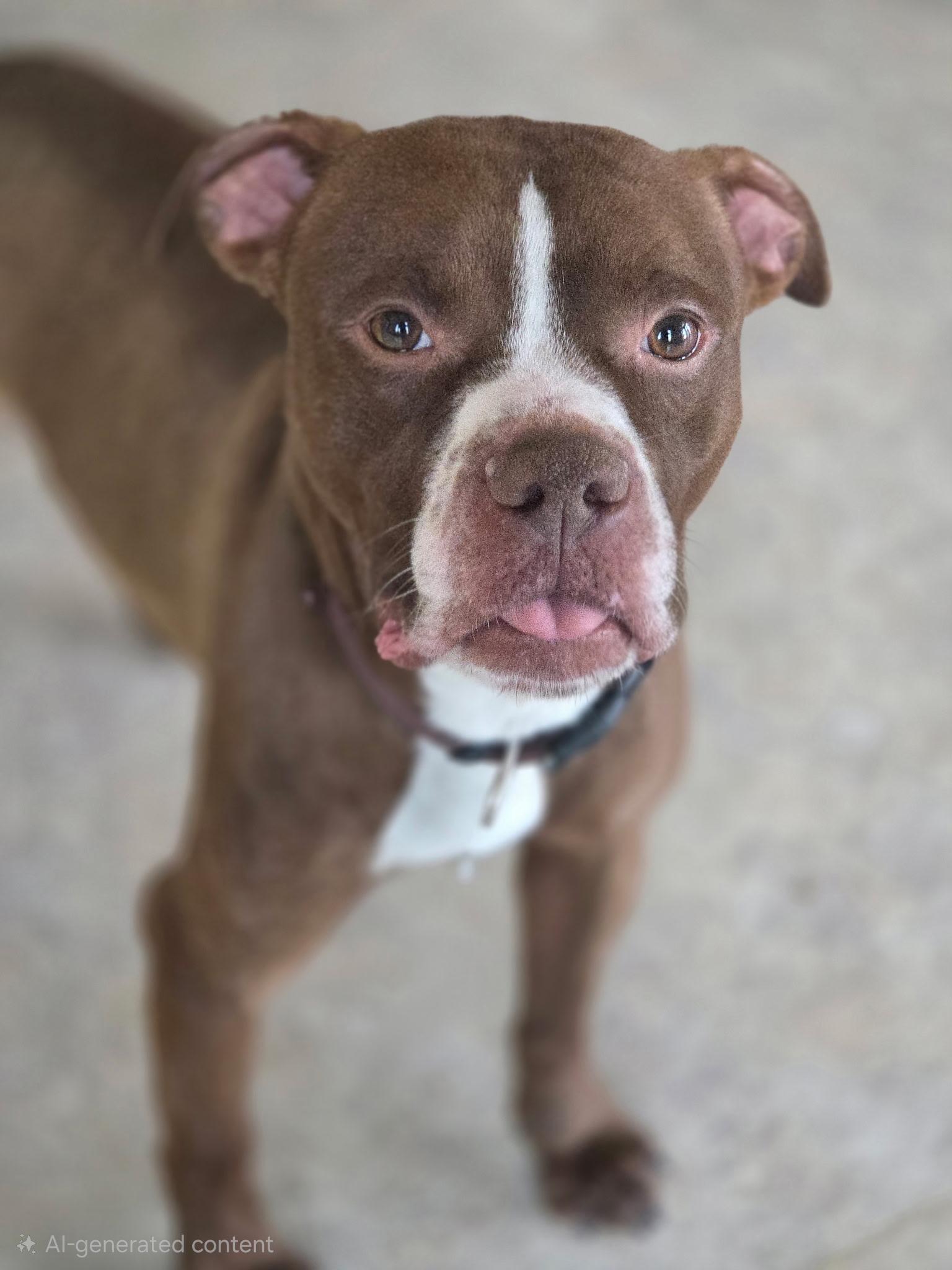 Enlarge Charlie Brown, a Adoptable Pit Bull Terrier in Monticello, IL image 2/3