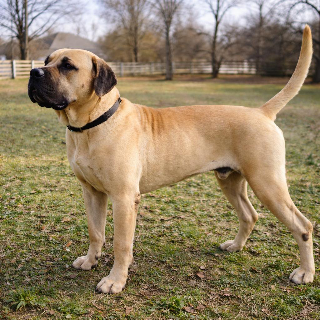 Jasper, adopted, Adult Male Mastiff.