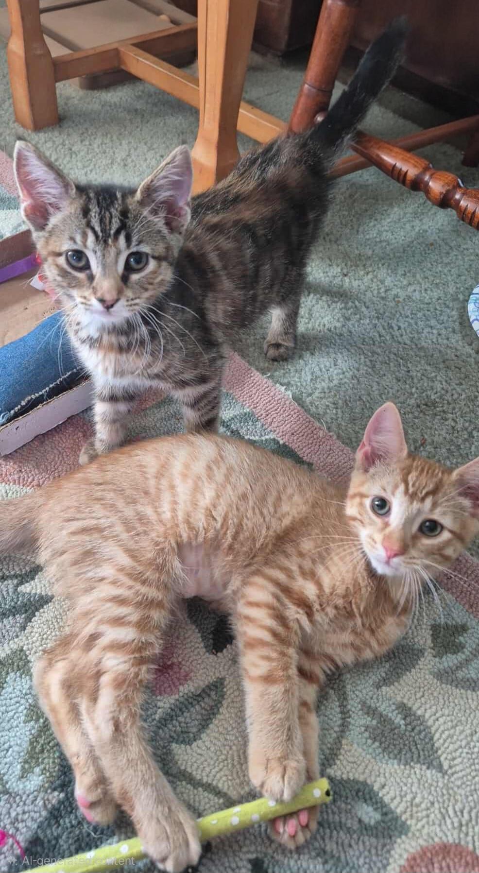 Enlarge BonBon and Biscotti, a Adopted Domestic Short Hair in Attleboro, MA image 2/4