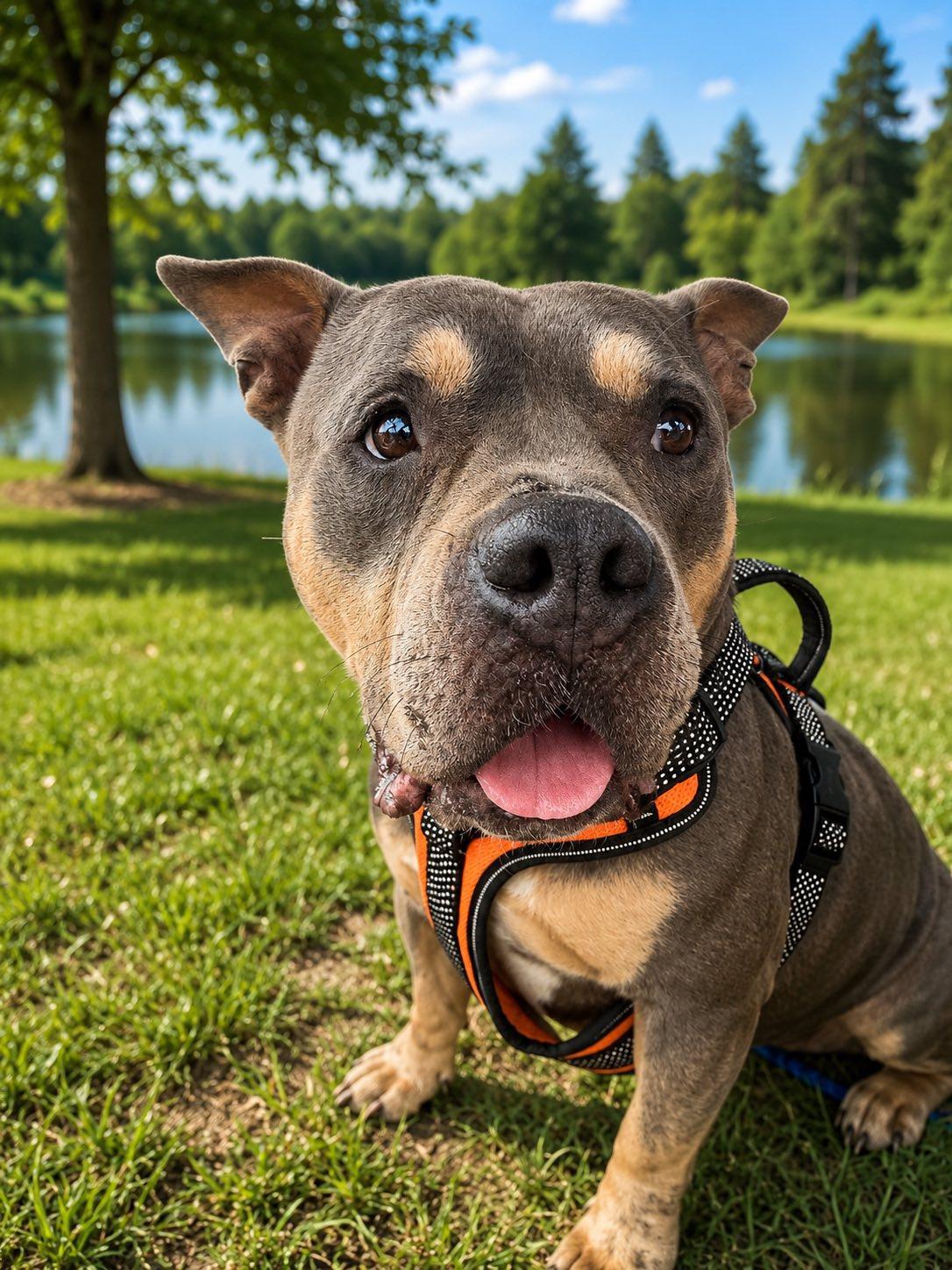 Enlarge Happy, a Adoptable American Bully in Winnfield, LA image 2/6