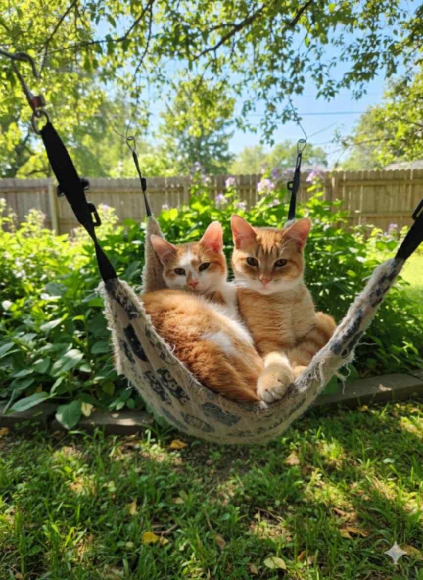 Leon & Winning, adopted, Kitten Male American Shorthair.