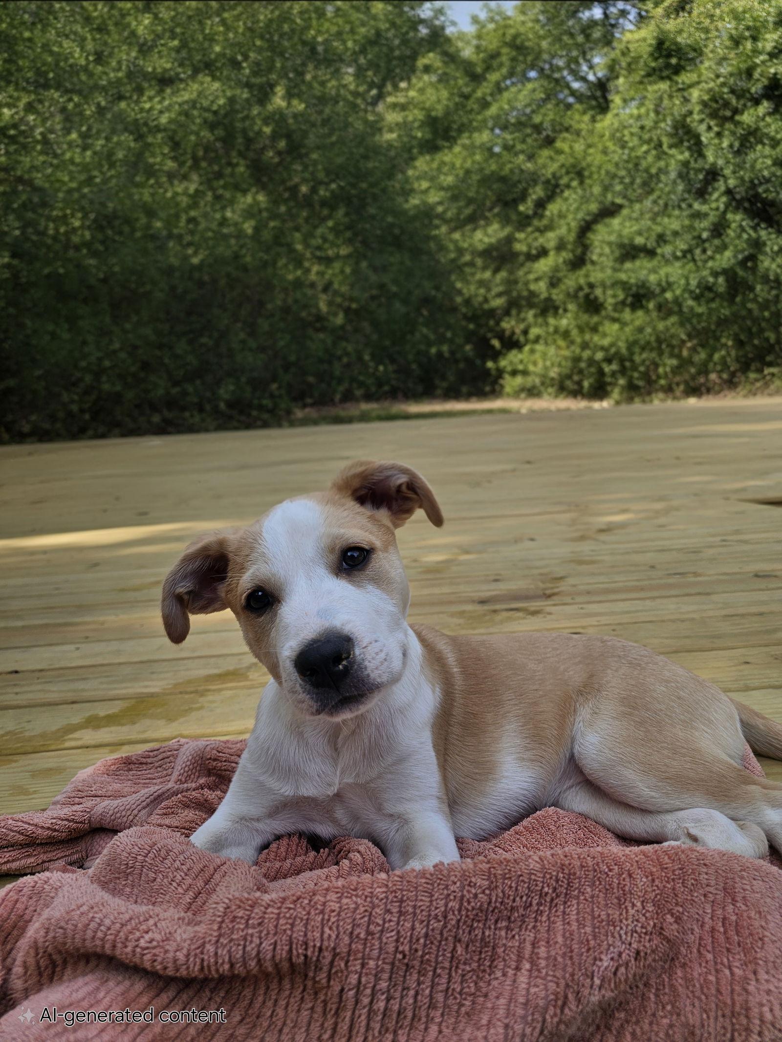 Georgi, Adopted, Young Female Mixed Breed.