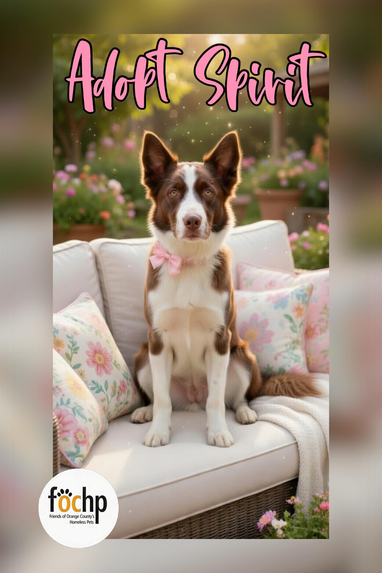 Enlarge Spirit, a Adoptable Border Collie in Orange, CA image 2/2